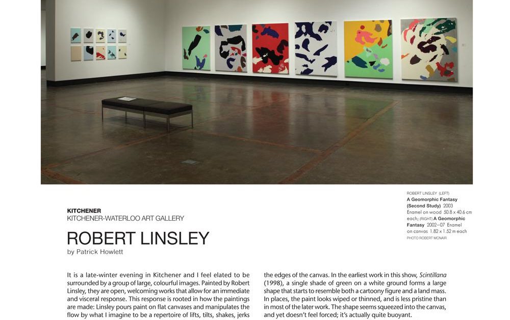 Robert Linsley — artwork
